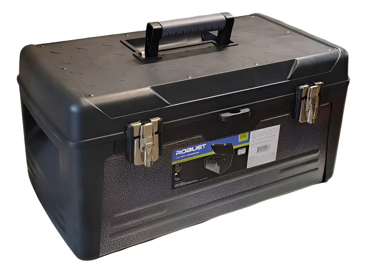 Caja de Herramientas Metálica 25" Negra